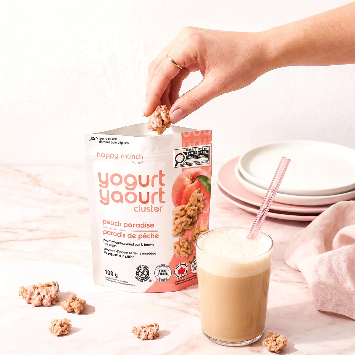 Peach Paradise - Yogurt Cluster