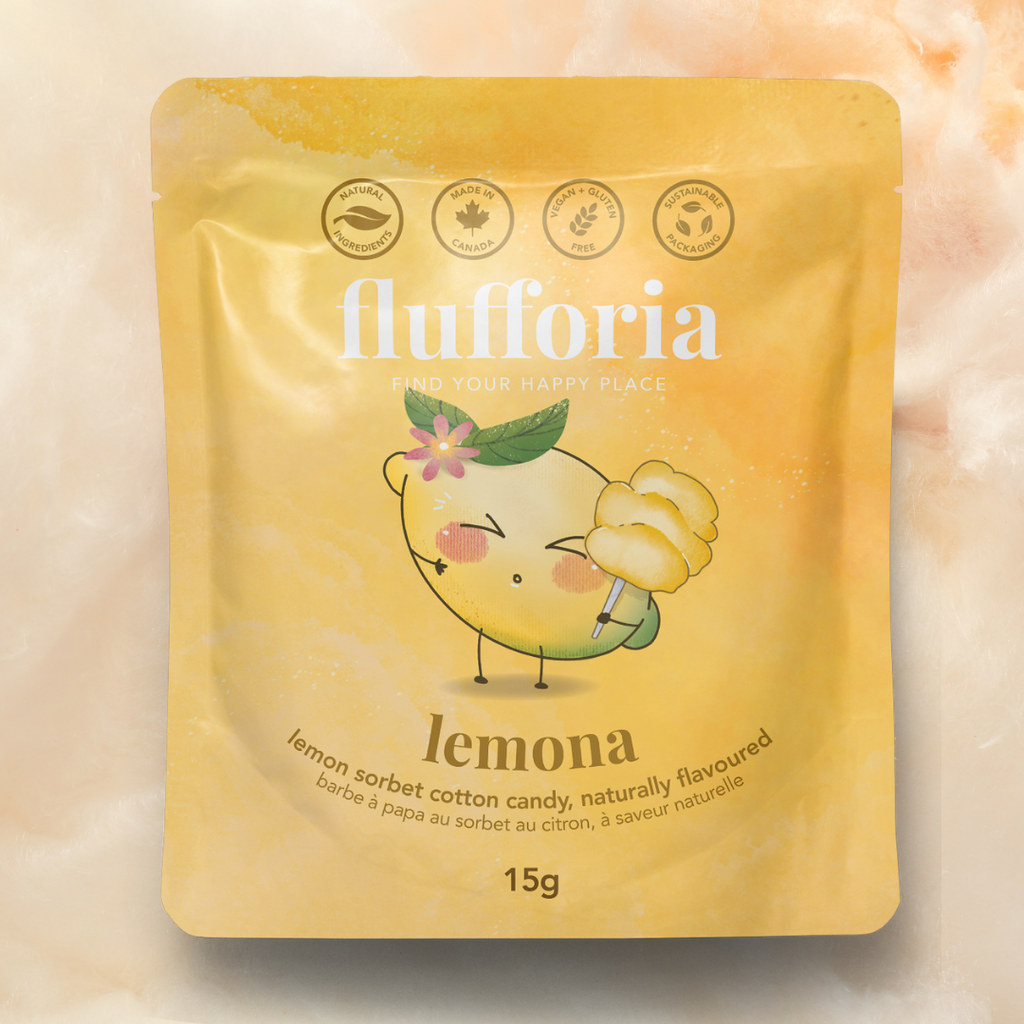 FLUFFORIA: Lemona Sorbet Organic Cotton Candy