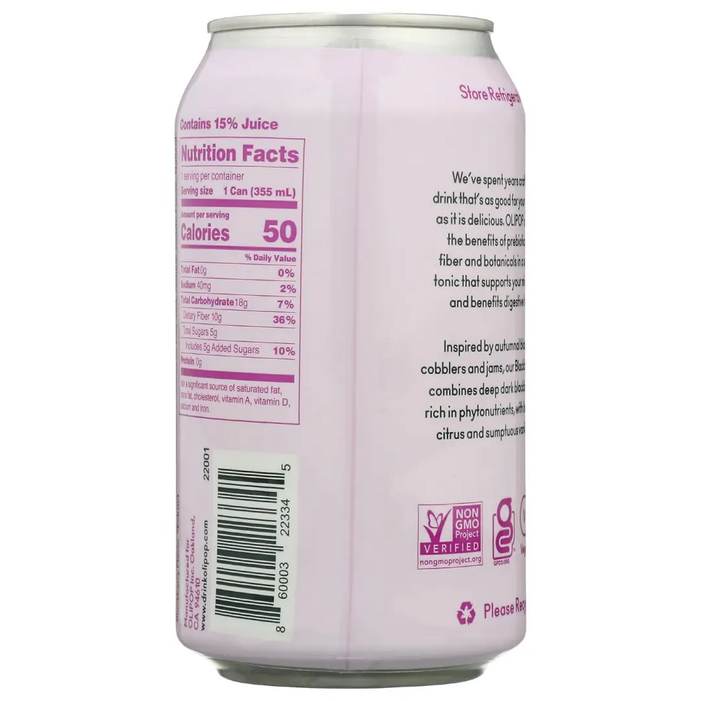 OLIPOP: Blackberry Vanilla Sparkling Tonic
