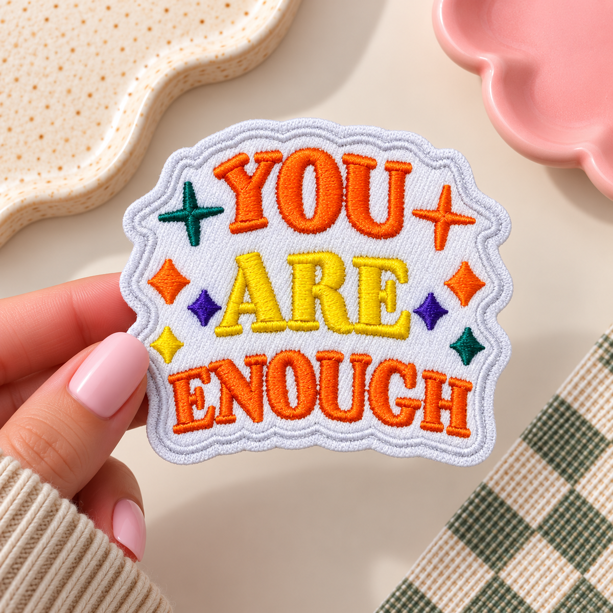 Embroidery Badge - You Are Enough