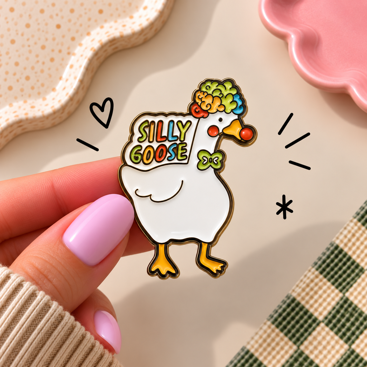 Enamel Pin - Silly Goose Clown