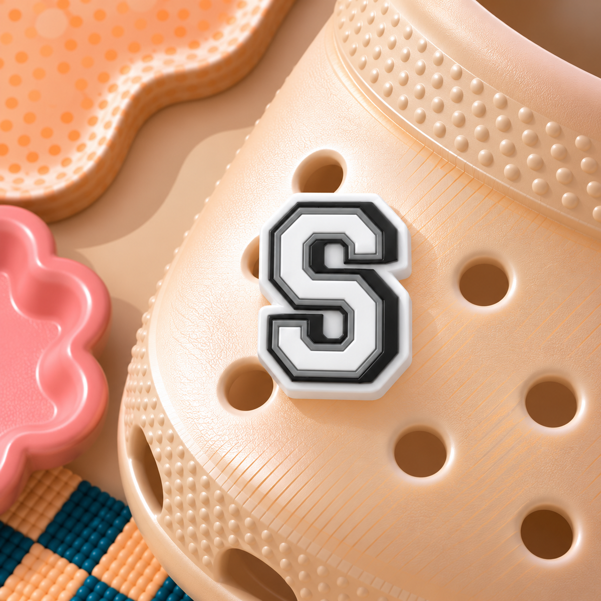 CROC Charm - Varsity Letter S
