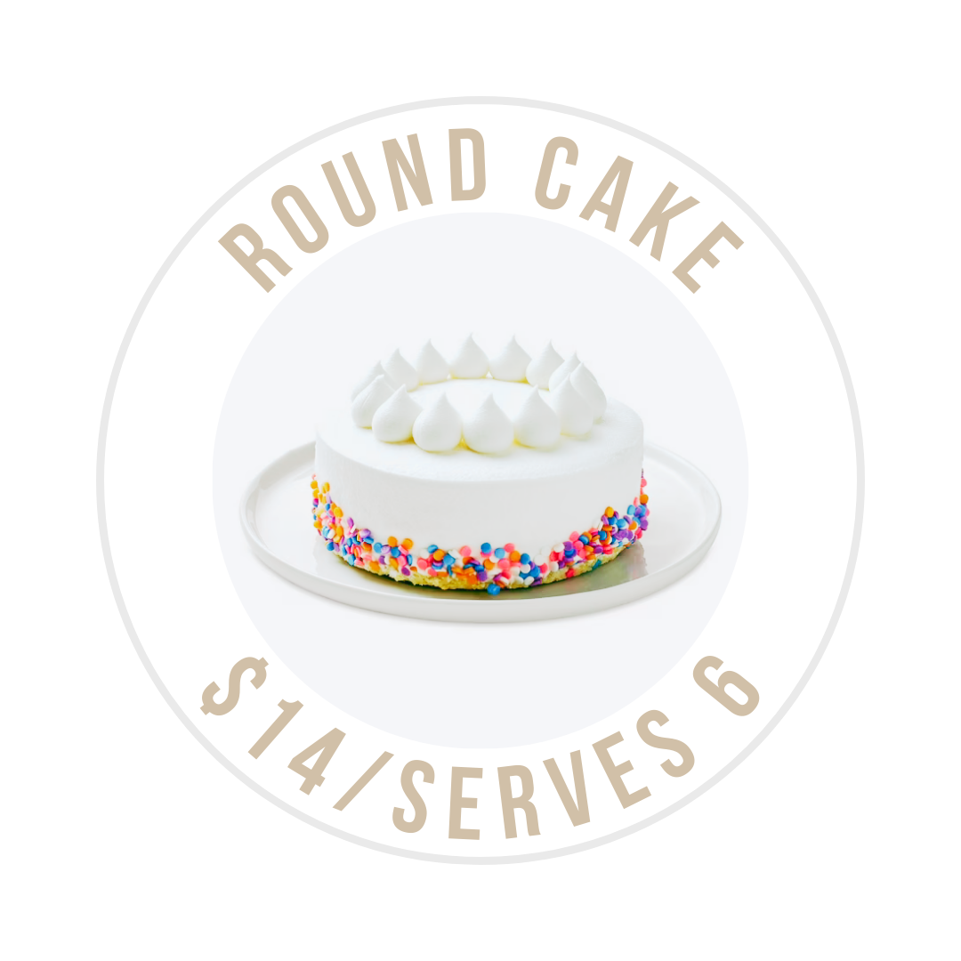 Round Cake - 6 Servings