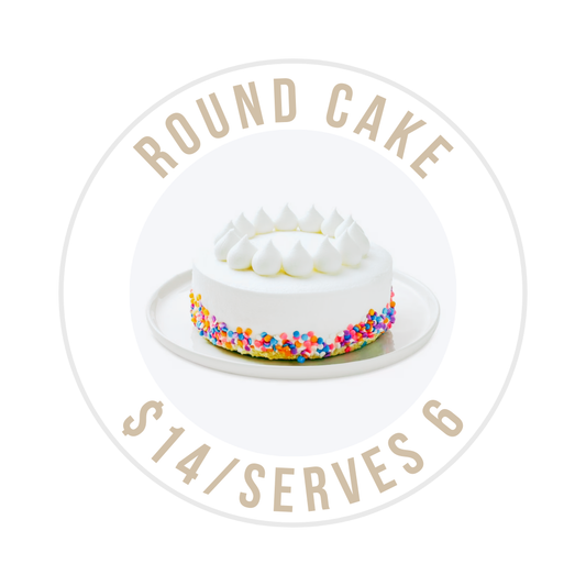 Round Cake - 6 Servings