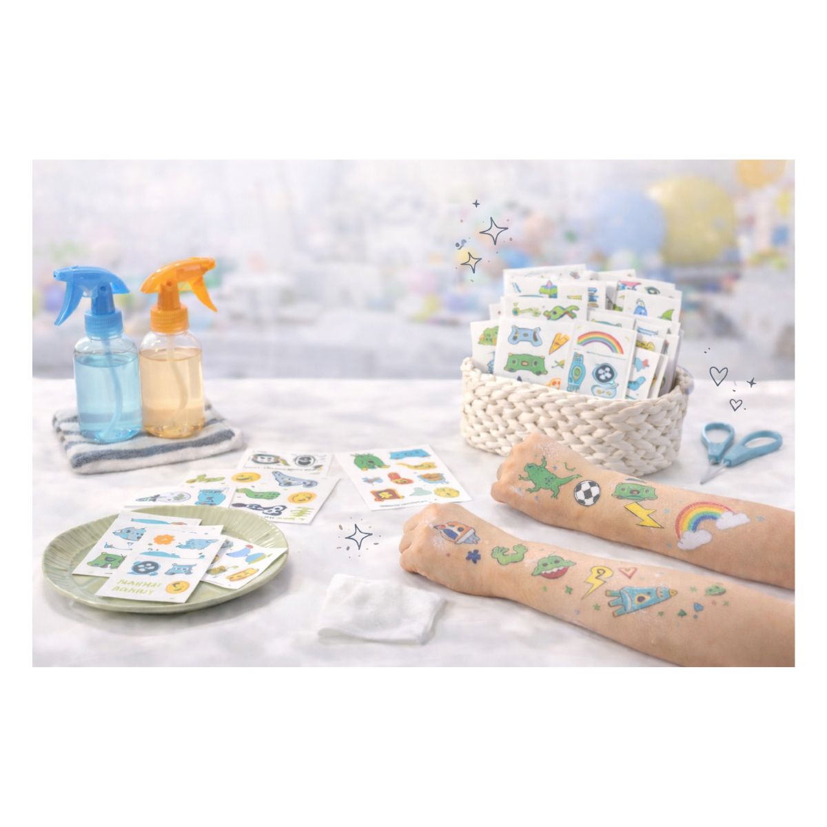 Temporary Tattoo Station