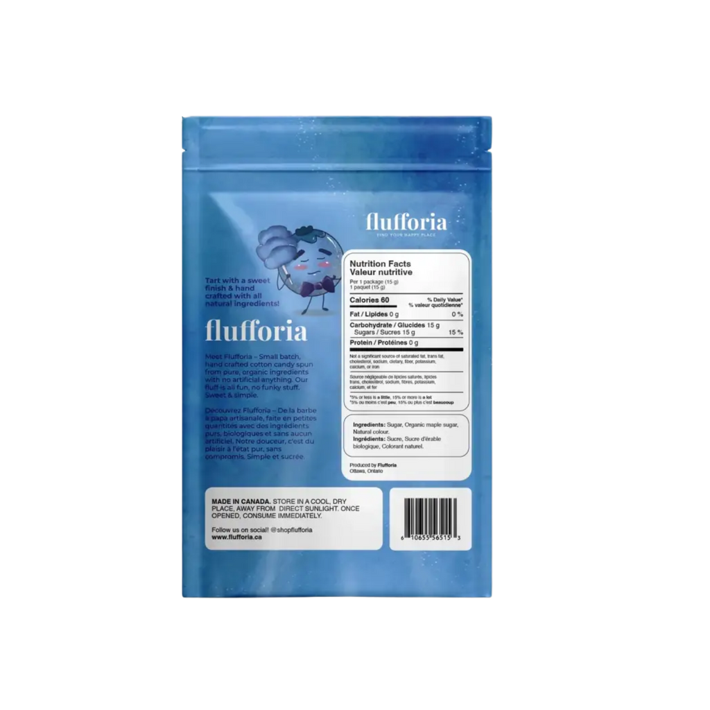 FLUFFORIA: Bluebeary Organic Cotton Candy