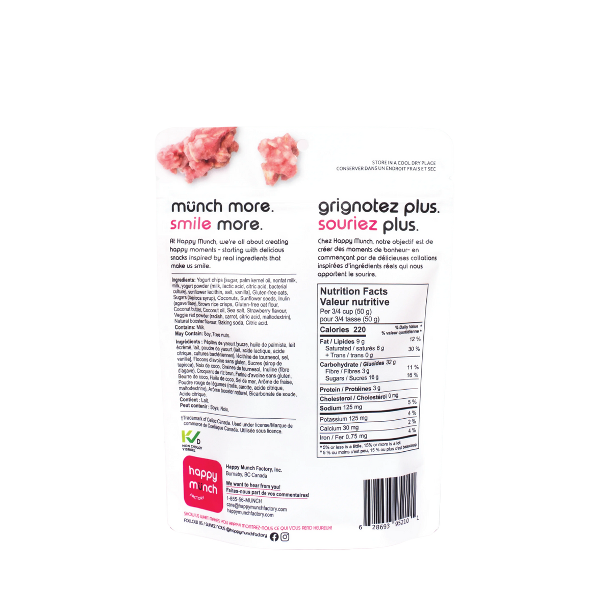 Strawberry Splash - Yogurt Cluster