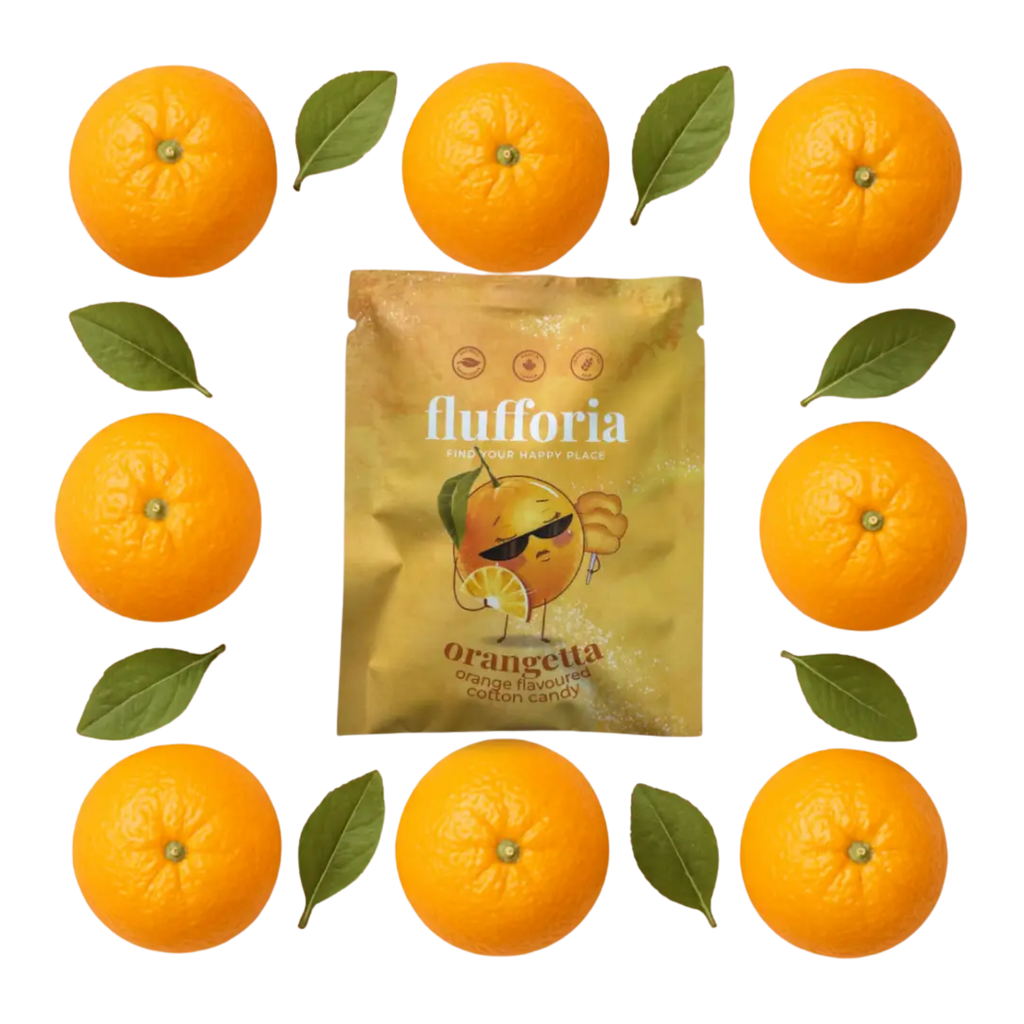 FLUFFORIA: Orangetta Organic Cotton Candy