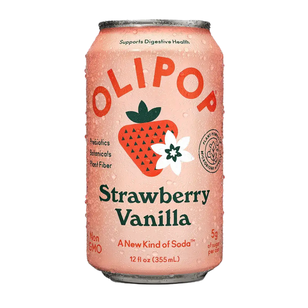 OLIPOP: Strawberry Vanilla Sparkling Tonic