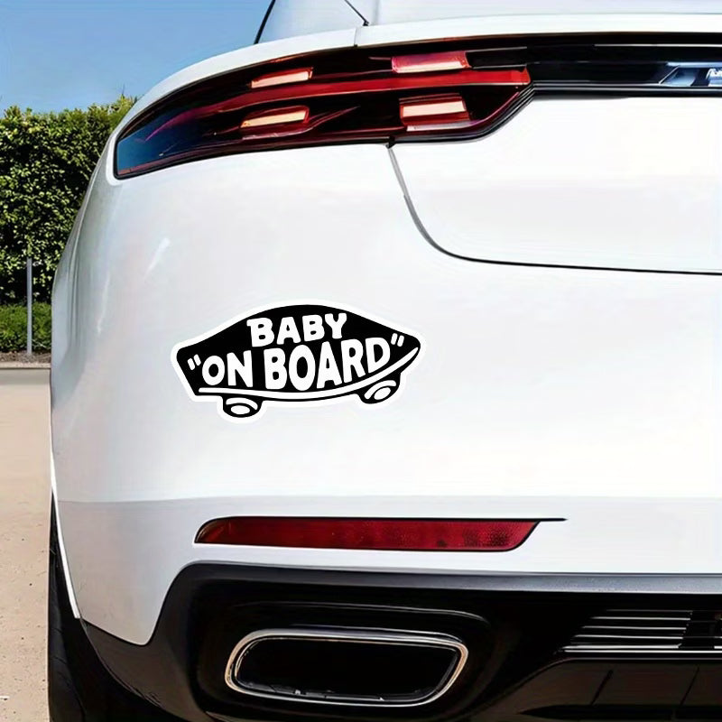 Car Decal - Baby On Board Vans
