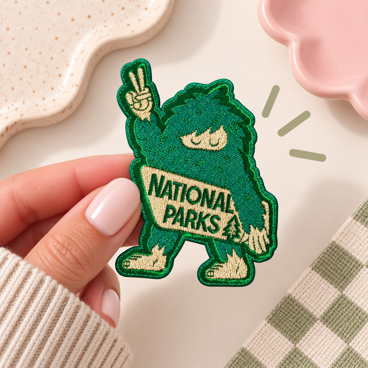 Embroidery Badge - National Parks Yeti
